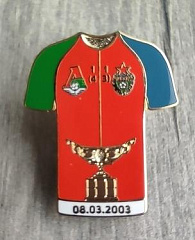 Значок Футболка Локомотив-ЦСКА 1:1 2003