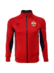 Куртка ЦСКА трикотажная на молнии красная UMBRO 541718