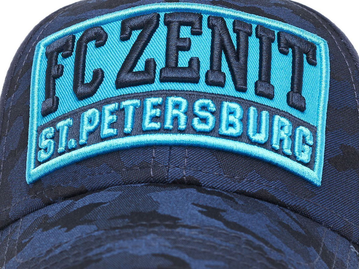 Бейсболка Зенит подростковая 106004 темно-синяя