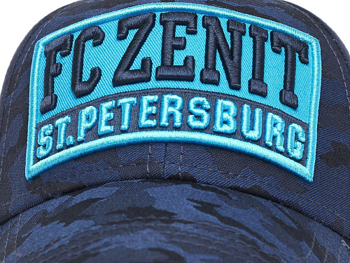 Бейсболка Зенит подростковая 106004 темно-синяя