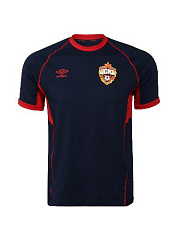 Футболка ЦСКА тренировочная х/б т./синяя UMBRO 310918