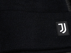 Шапка Ювентус 37301 черная с отворотом