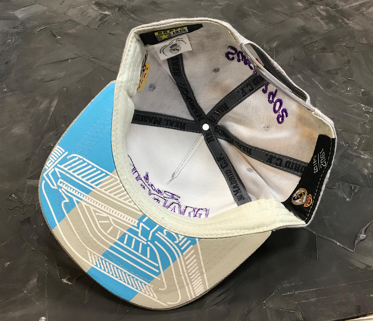 Бейсболка Реал Мадрид Cap GR с прямым козырьком