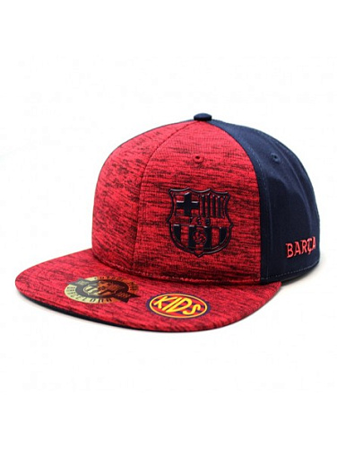 Детская бейсболка снэпбэк Барселона Granat Melange