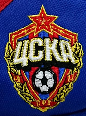 Сумка на пояс красно-синяя с эмблемой ПФК ЦСКА