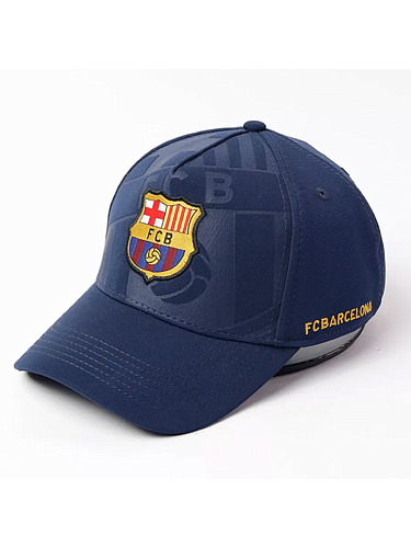 Бейсболка Барселона темно-синяя