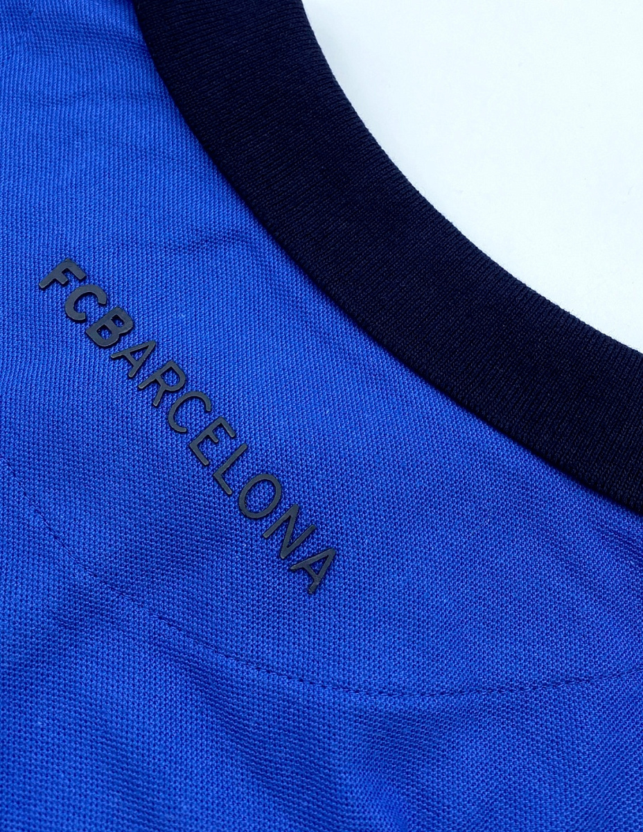 Футболка поло Барселона POLO FCB CORE, голубая