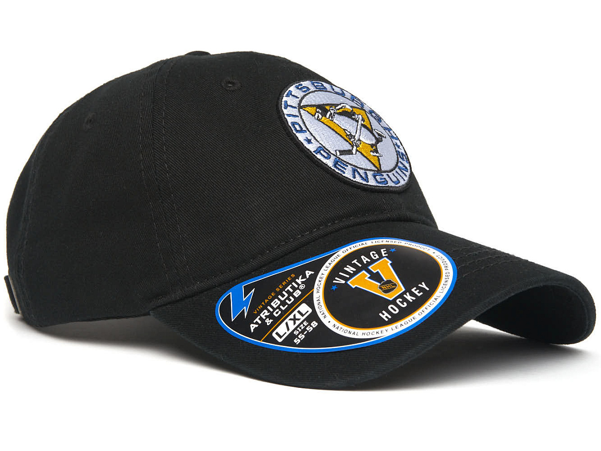 Бейсболка Pittsburgh Penguins черная 31693