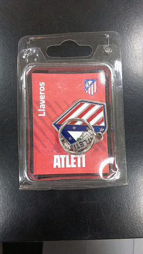 Брелок Атлетико Мадрид ESCUDO PLATEADO