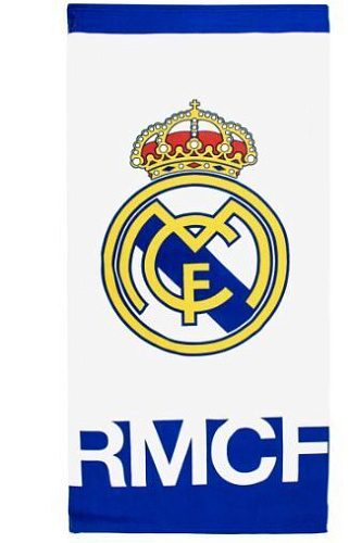 Полотенце Реал Мадрид 70*140 MICROFIBRA ESCUDO WHITE
