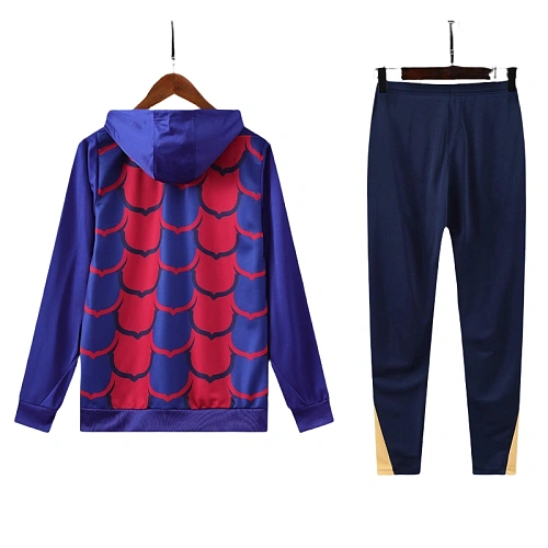 Тренировочный футбольный костюм с капюшоном для мужчин Barcelona 24-25