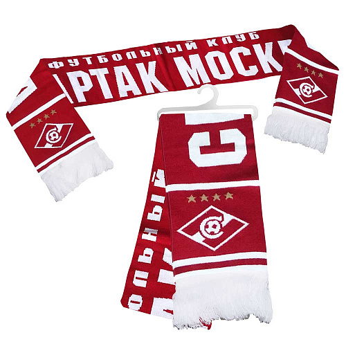 Шарф Спартак 02538 красный