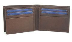 Портмоне Барселона цвет коричневый, горизонтальное, кожа PIEL MARRON