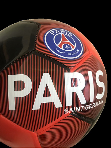 Мяч ПСЖ красно-черный