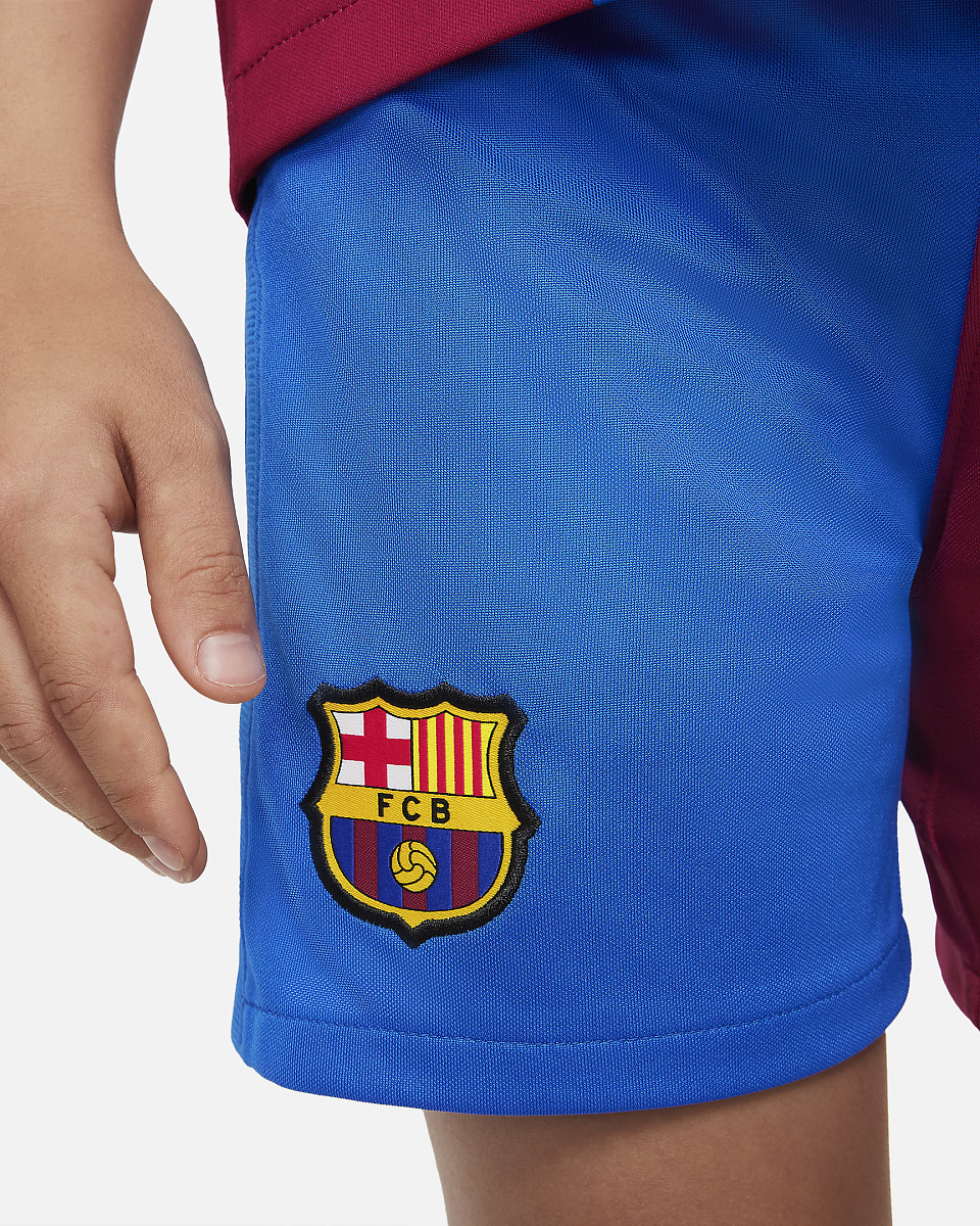 Детская форма Барселона Nike 2021/22 FCB LK NK DF KIT HM CV8268-428 (футболка, шорты, гетры)
