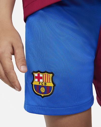 Детская форма Барселона Nike 2021/22 FCB LK NK DF KIT HM CV8268-428 (футболка, шорты, гетры)