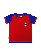 Футболка детская ЦСКА ЭМБЛЕМА, цвет красный