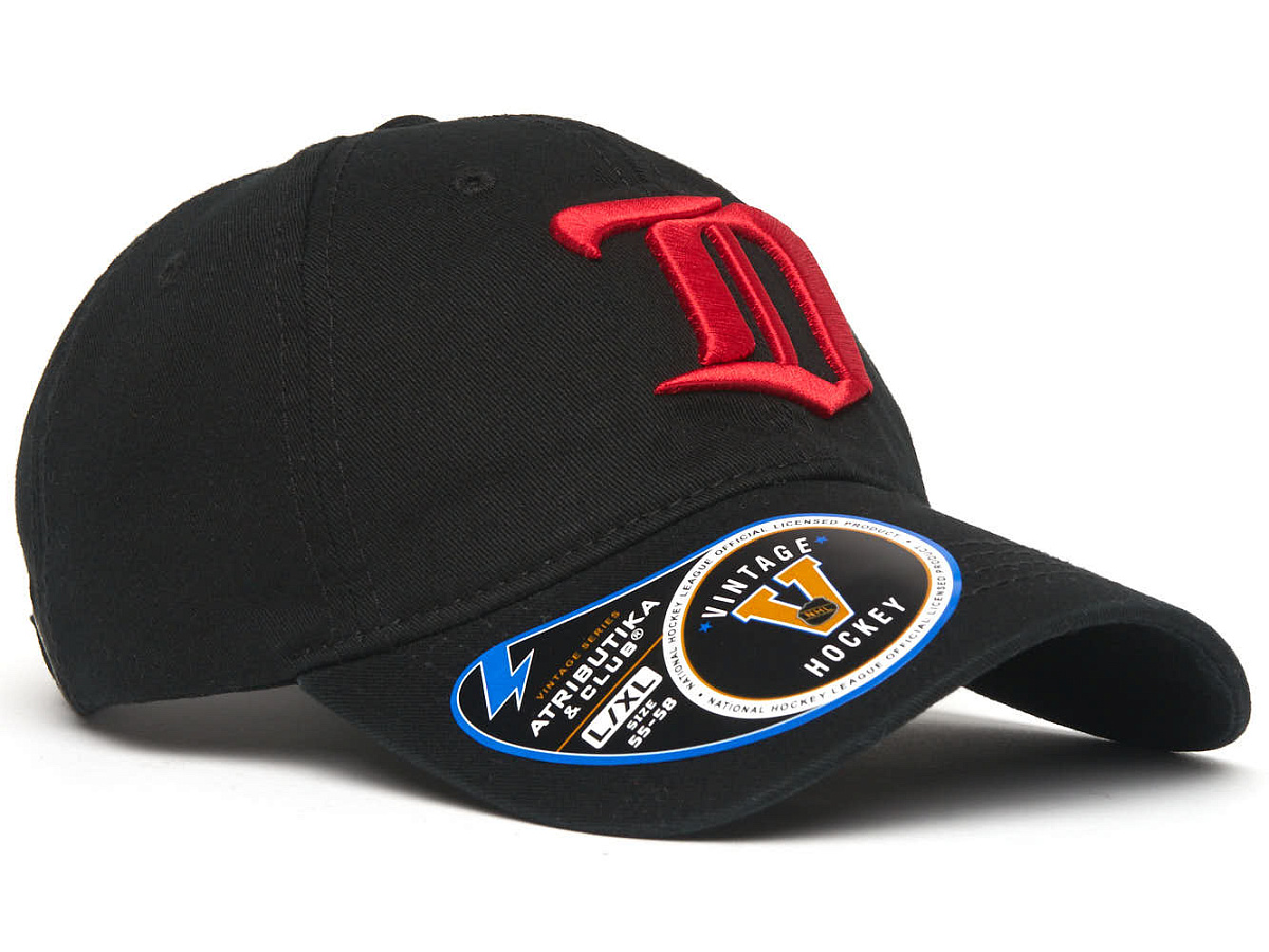 Бейсболка NHL Detroit Red Wings черная 31695