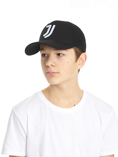 Бейсболка Ювентус детская черная без фиксатора 37260