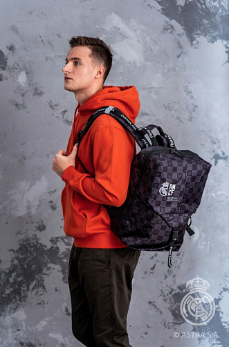 Рюкзак Реал Мадрид, серо-черный RM-223