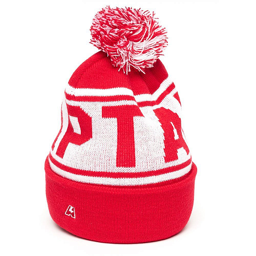 Шапка Спартак 00122 красно-белая
