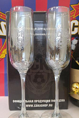 Набор подарочных фужеров ЦСКА (2 шт)