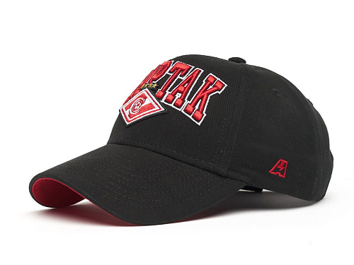 Детская бейсболка Спартак, черная, 120303