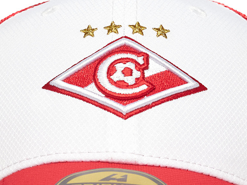 Бейсболка Спартак 120450 летняя красно-белая