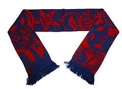 Шарф вязаный ЦСКА Эмблемы