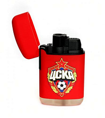 Зажигалка ЦСКА Zenga, цвет красный
