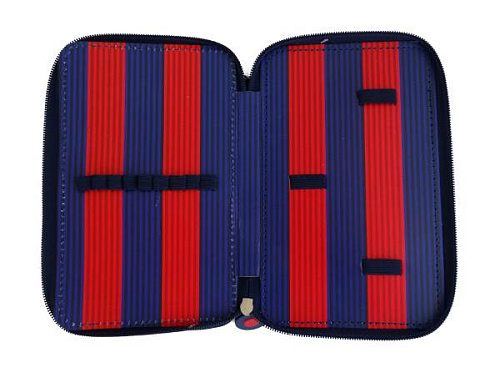 Пенал Барселона, красно-синий, два отделения FC-145