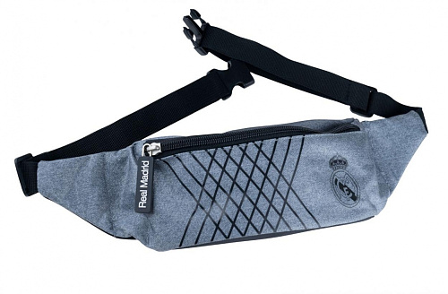Сумка на пояс Реал Мадрид серая RM-224