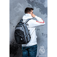 Рюкзак Реал Мадрид, серо-черный RM-222