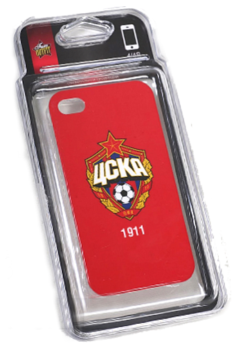 Клип-кейс для iPhone 4/4S красный