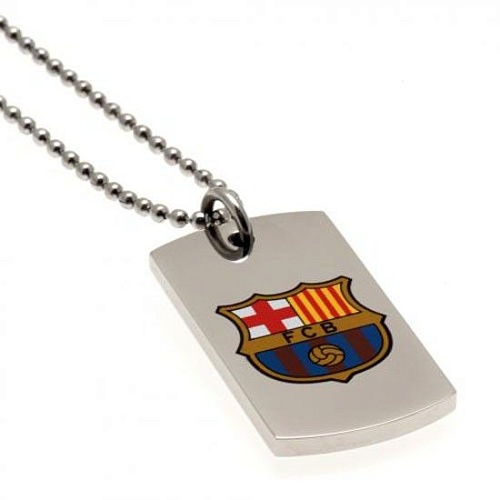 Подвеска Барселона Colour Crest Dog Tag & Chain