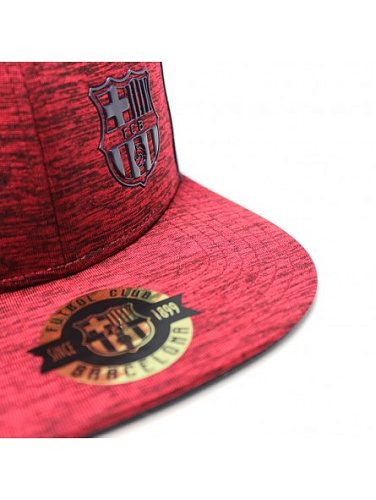 Бейсболка снэпбэк Барселона Granat Melange