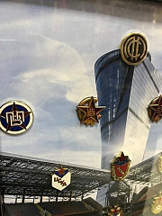 Набор значков история эмблемы ПФК ЦСКА (Арена)