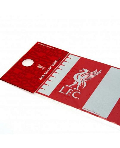Металлическая табличка Liverpool F.C. Bar Scarf Sign
