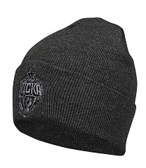 Шапка ПФК ЦСКА, цвет антрацит