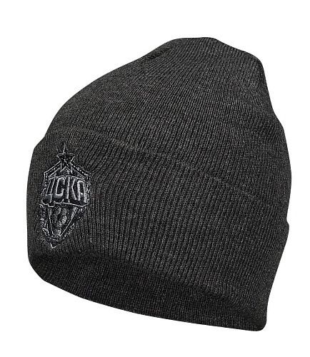 Шапка ПФК ЦСКА, цвет антрацит