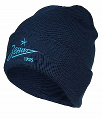 Шапка Зенит 115212, синяя с отворотом