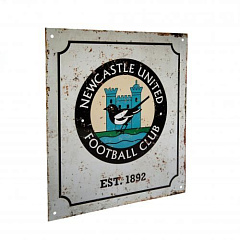 Табличка Ньюкасл Retro Logo Sign