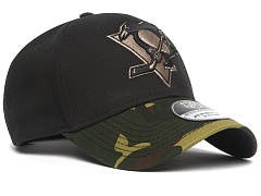 Бейсболка Pittsburgh Penguins черная-хаки 31666