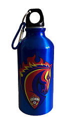 Бутылка для спорта ЦСКА с карабином, цвет синий