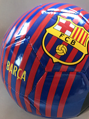 Мяч Барселона красно-синий в полоску
