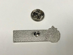 Значок ЦСКА "Этот вирус во мне" (сереб.)