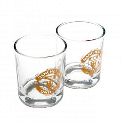 Стаканы для виски Манчестер Юнайтед 2pk Whiskey Glass Set