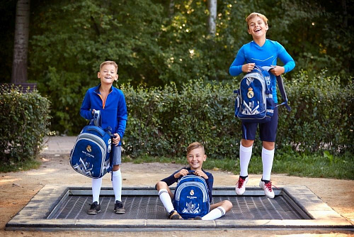 Рюкзак Реал Мадрид, сине-серый RM-172