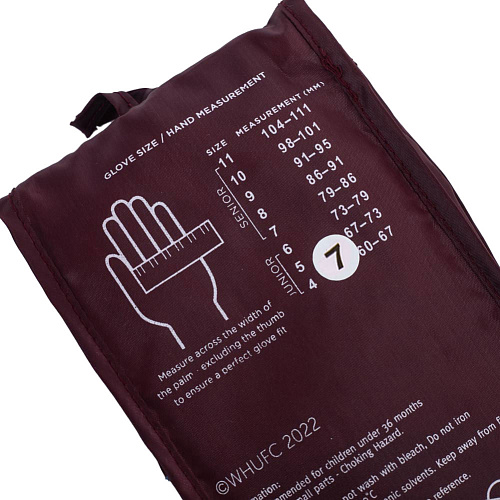 Вратарские перчатки Вест Хэм подростковые Delta Goalkeeper Gloves Yths, 10-12 лет