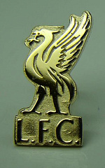 Значок Ливерпуль золото